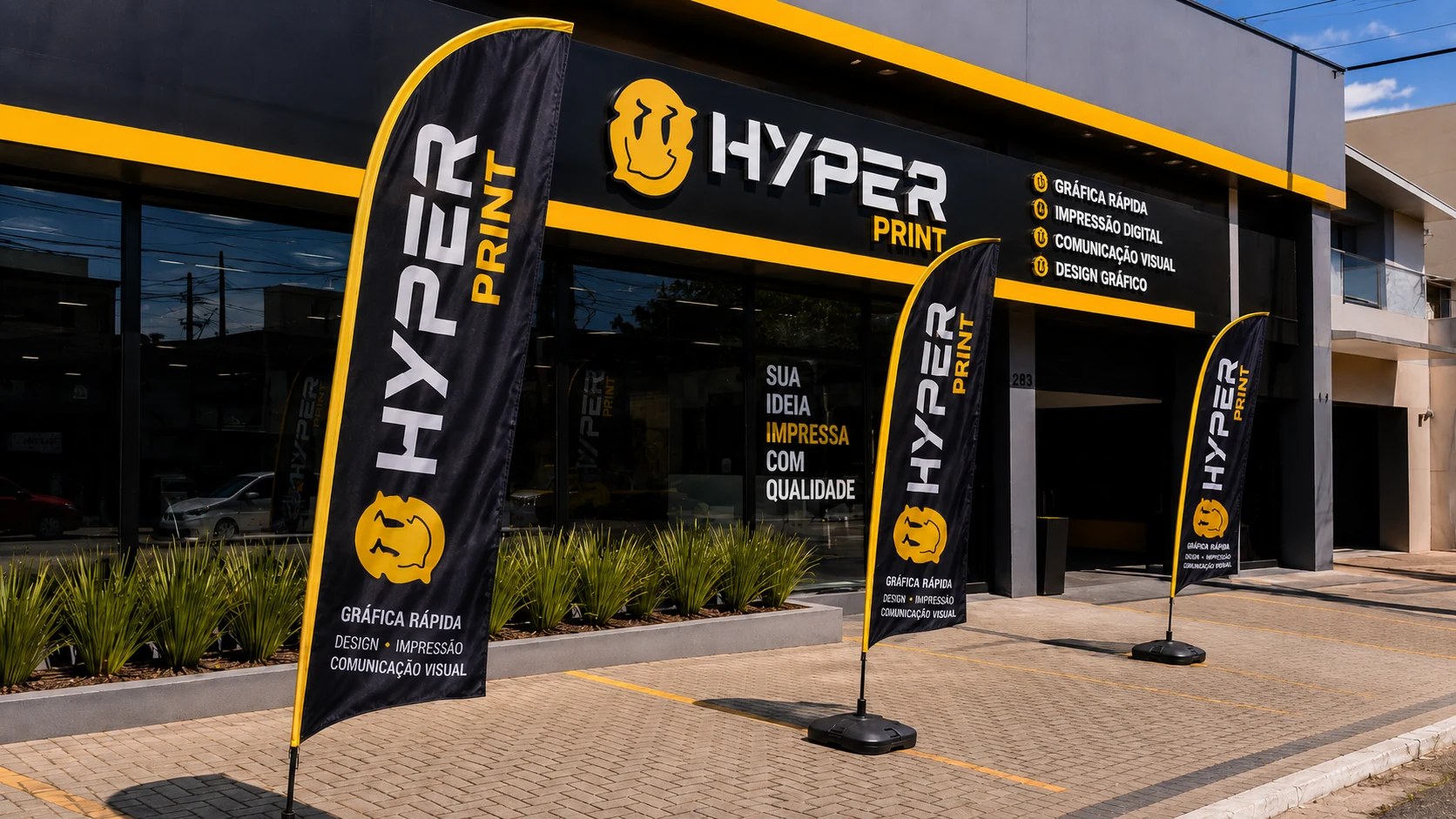 Wind Banner personalizado: como escolher o modelo certo para destacar sua empresa